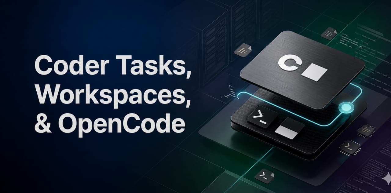 Coder Tasks, Workspaces, and OpenCode: A Practical Mental Model