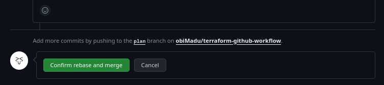 Confirm Merge Pull Request