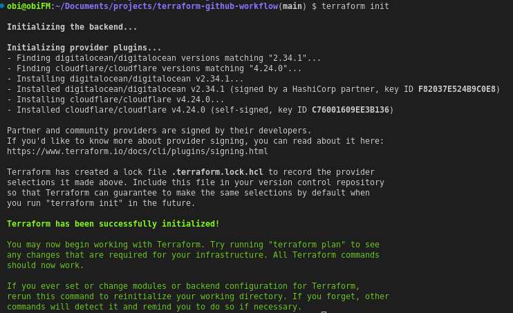 Terraform Init
